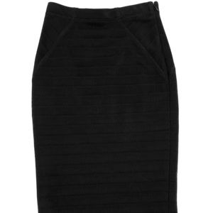Black pencil skirt